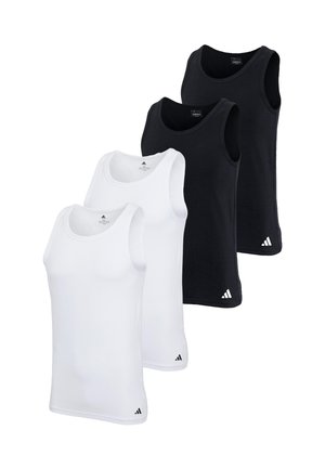 4 PACK - Unterhemd/-shirt - schwarz weiß