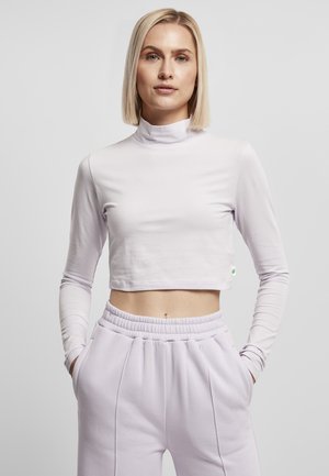 CROPPED - Langærmet T-shirt - softlilac