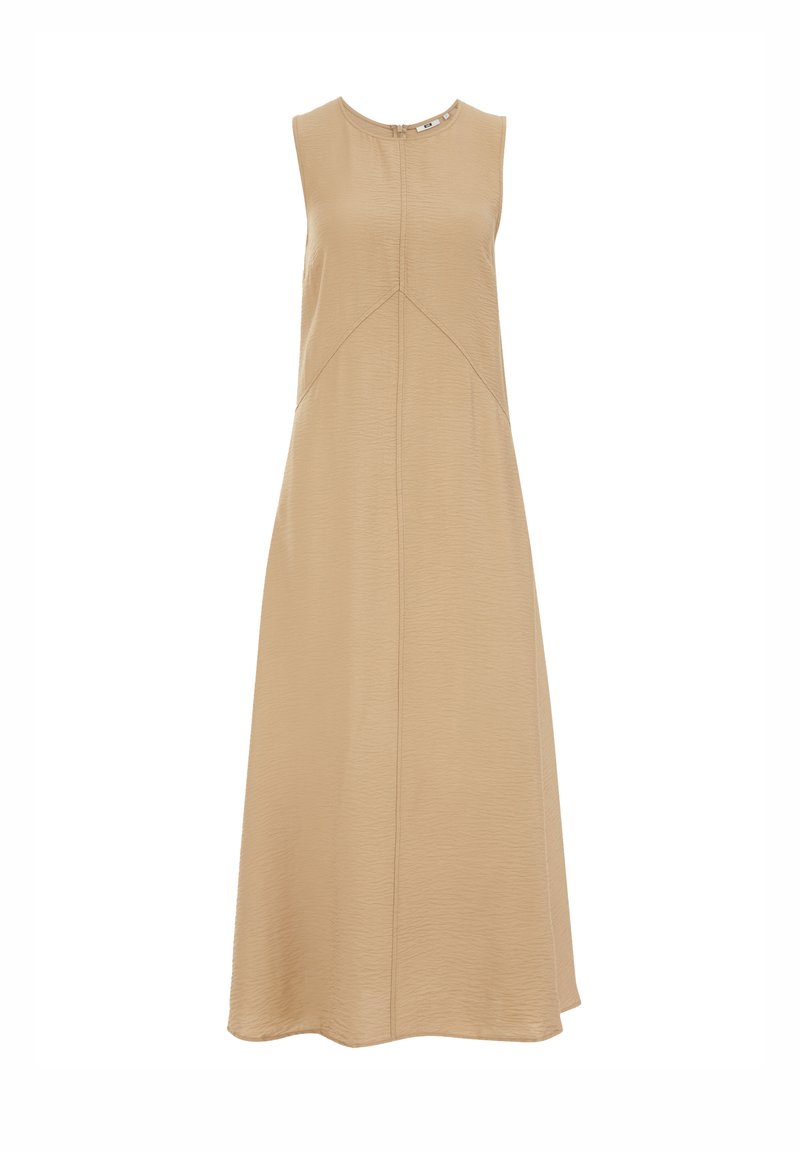 WE Fashion Maxi-jurk beige