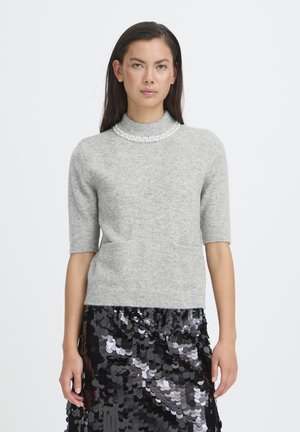 MACON - T-shirt con stampa - grey melange