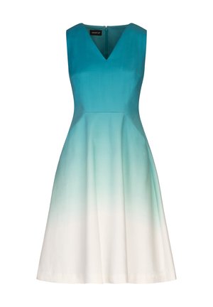 KURZES - Cocktail dress / Party dress - türkis creme