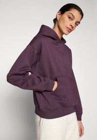 Fabletics COZY HOODIE - Kapucni - deep plum
