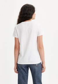 Levi's® THE PERFECT TEE - Marškinėliai su spaudiniu - tropical flower fill bright white