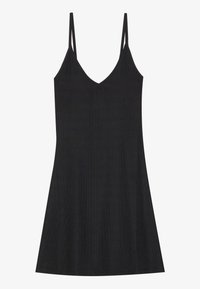 Vestito di maglina - black
