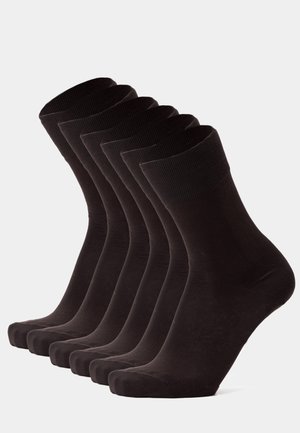 6 PAIRS FILO SCOZIA - Socks - Black