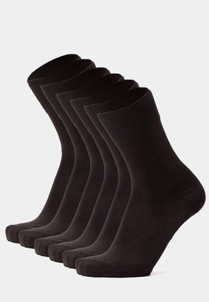 6 PAIRS FILO SCOZIA - Socken - Black