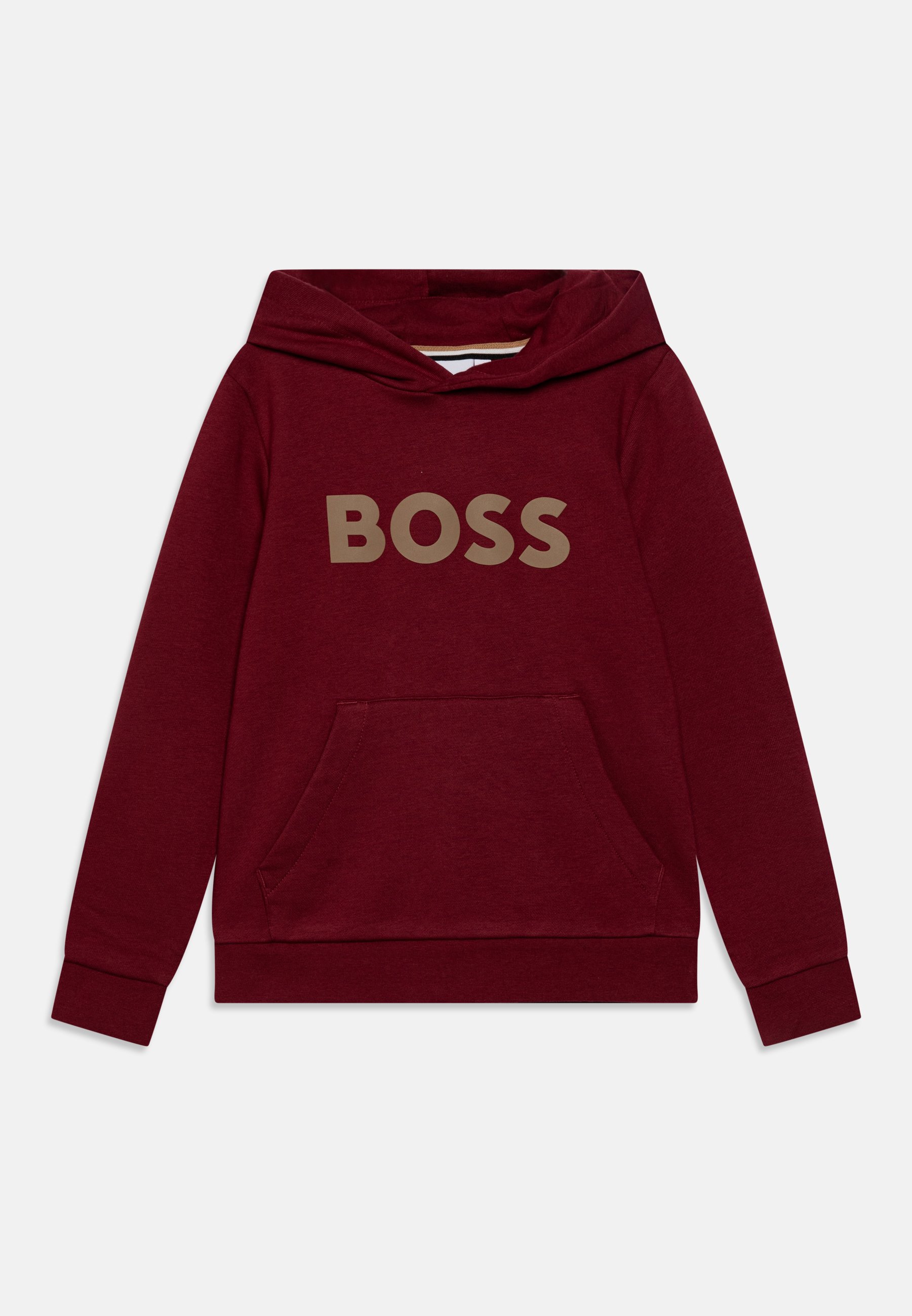 BOSS Kidswear Kapuzenpullover garnet/hellrot