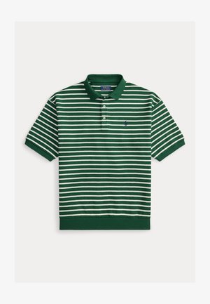 Polo Ralph Lauren, RELAXED FIT STRIPED TEXTURED POLO SHIRT - Polo - new forest/nevis