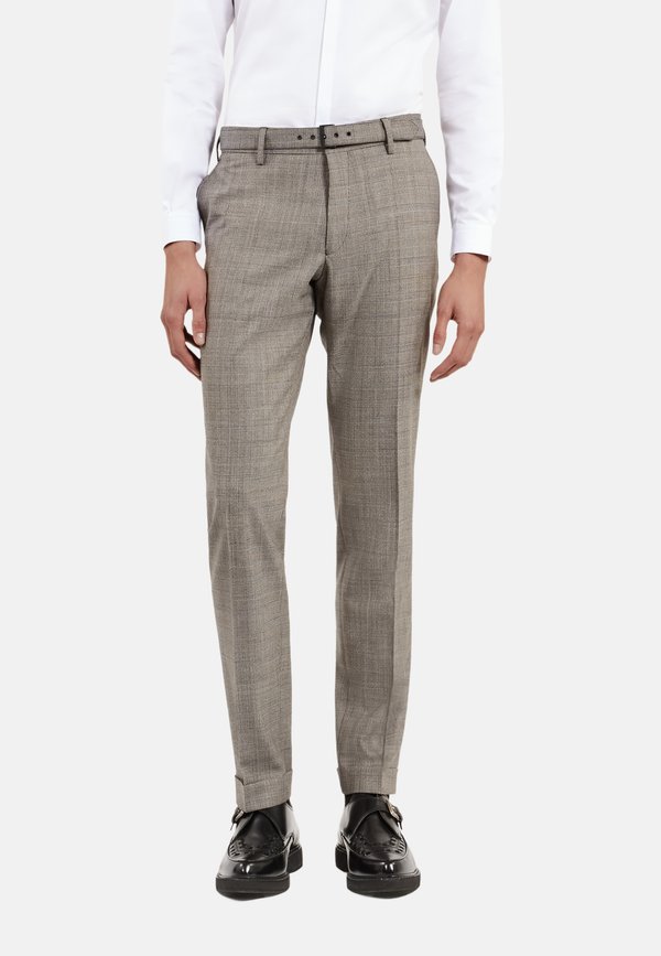 Stoffhose - beige melange