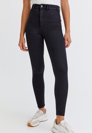 Jeans Skinny - mottled black