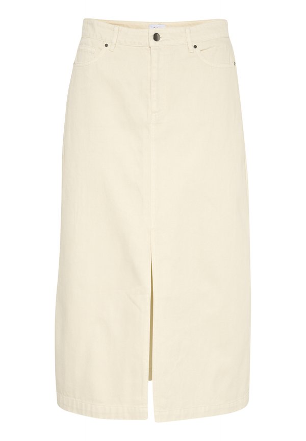 ILUSZ - Denim skirt - creme2