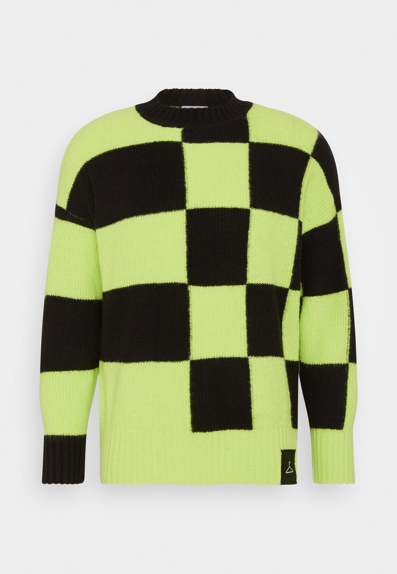 Herren T-shirts & Polos | Holzweiler HANGER SQUARE CREW Strickpullover black/lime/schwarz - LX35020 Herren T-shirts & Polos | Holzweiler HANGER SQUARE CREW Strickpullover black/lime/schwarz - LX35020