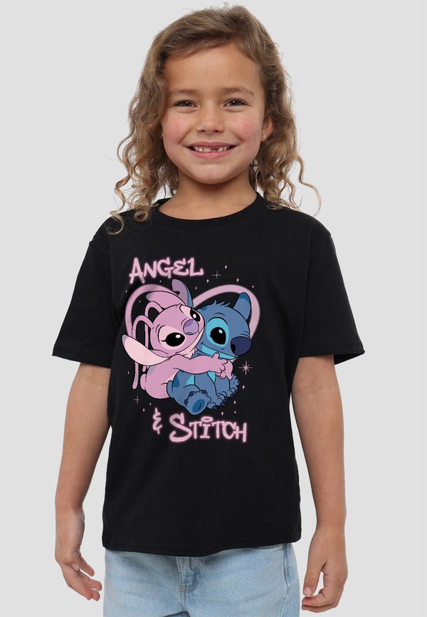 STITCH AIRBRUSH HEART - T-Shirt print
