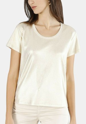 T-shirt basic - light gold