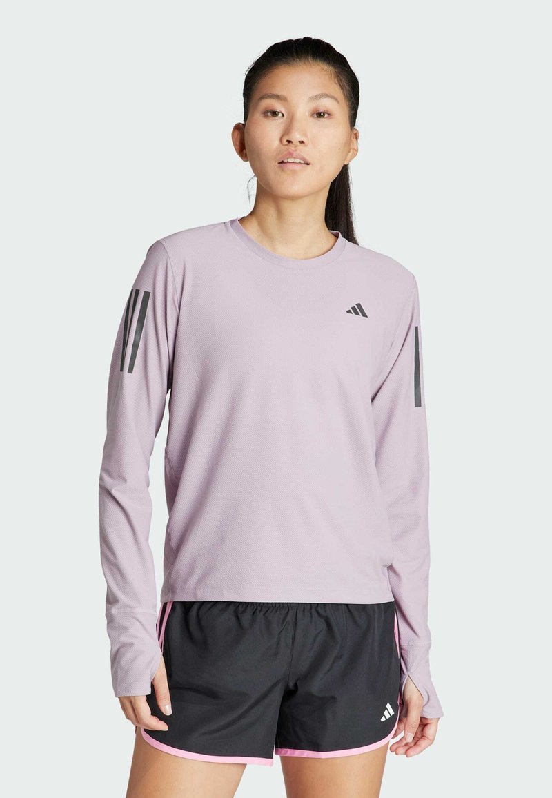 adidas Performance Maglietta a manica lunga - preloved fig