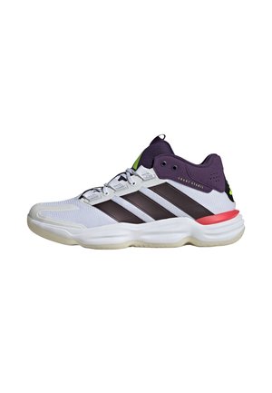 STABIL - Scarpe da pallamano - cloud white   aurora met aurora plum