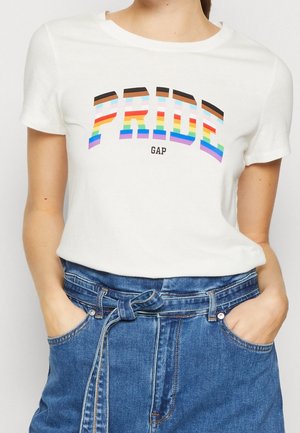 T-shirt con stampa - white
