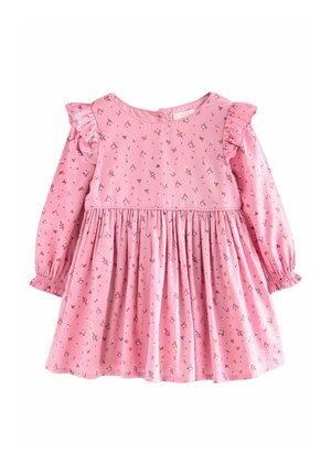 REGULAR FIT - FRILL LONG SLEEVE - Vardagsklänning - pink