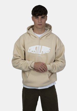 CRYSTAL PARIS HYPE - Hoodie - brown rice