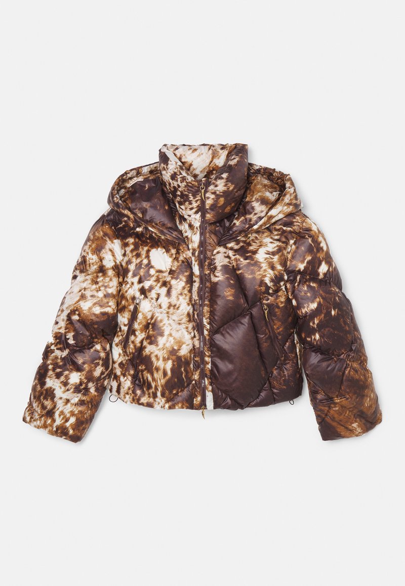 Roberto Cavalli Gewatteerde jas bruin