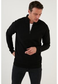 Buratti REGULAR FIT - Mikina - black
