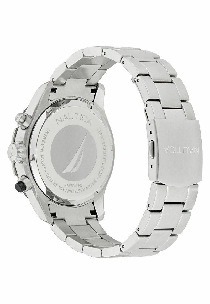 Orologio Uomo Nautica NAPNSS218 NST – Cassa In Acciaio 49 Mm, Quadrante Grigio/Bianco, Bracciale In Acciaio, Impermeabile 100m - 2