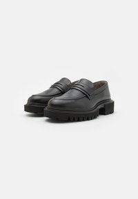 AllSaints VINNI LOAFER - Scarpe senza lacci - black