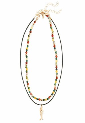 Next BEAD AND FISH SET - Necklace - multi coloured