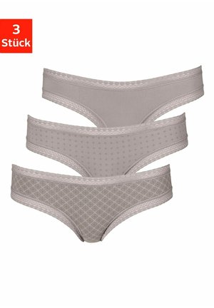 LASCANA, 3PACK - Briefs - taupe