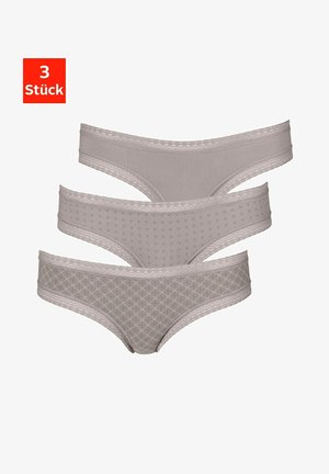 LASCANA, 3PACK - Briefs - taupe