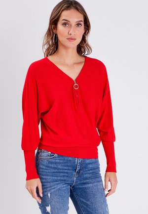 Jumper - rouge fluo