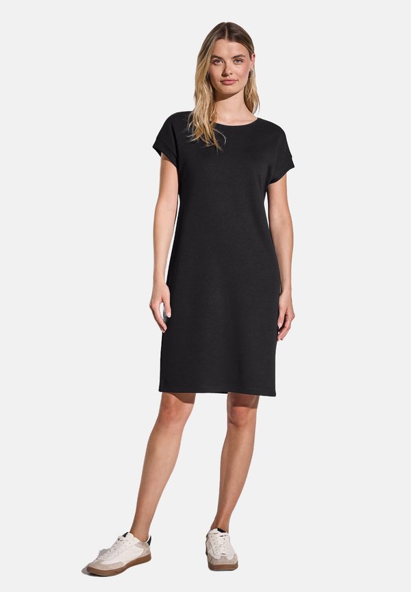 Jerseykleid - schwarz