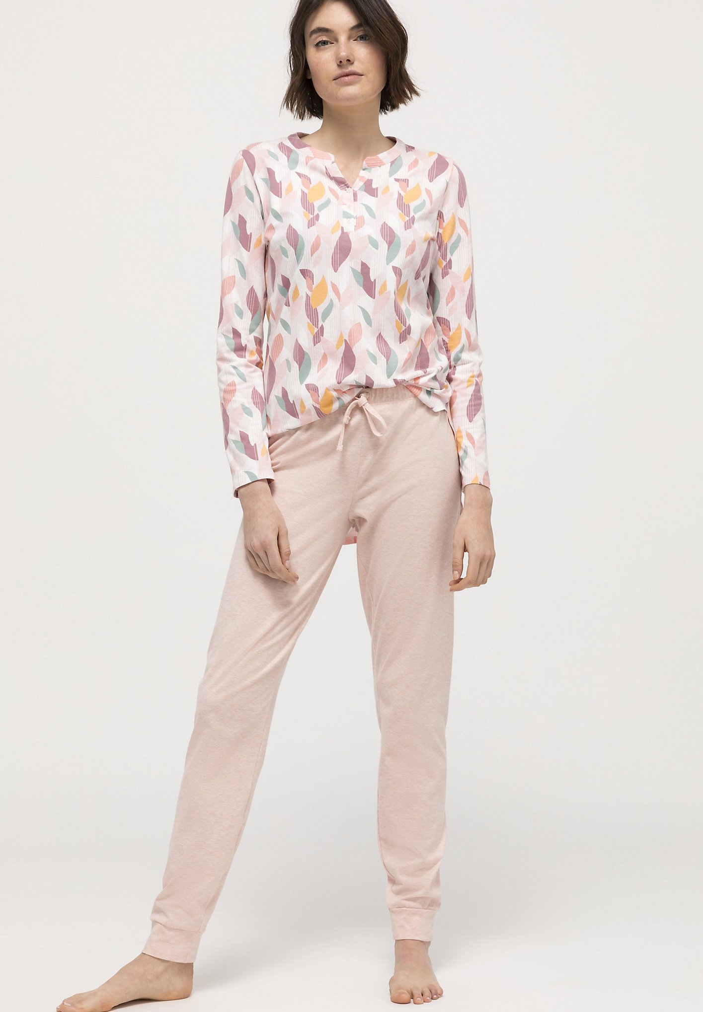 Donna Intimo notte e Loungewear hessnatur AUS REINER - Pantaloni del pigiama - lotus/rosa Donna Intimo notte e Loungewear hessnatur AUS REINER - Pantaloni del pigiama - lotus/rosa
