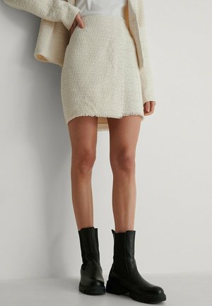 Jupe trapèze - beige