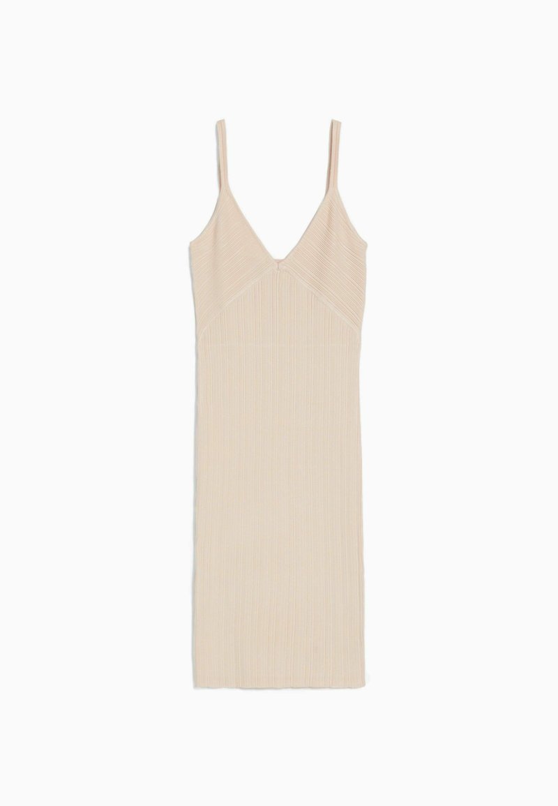 Bershka Gebreide jurk gemêleerd roze