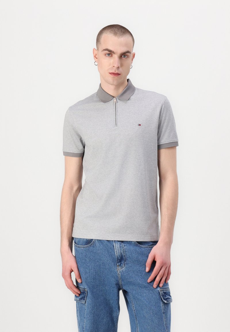 Tommy Hilfiger PERFORMANCE ZIP  - Polo - medium grey heather