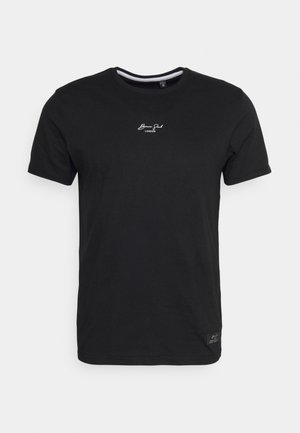 Print T-shirt - jet black/optic white