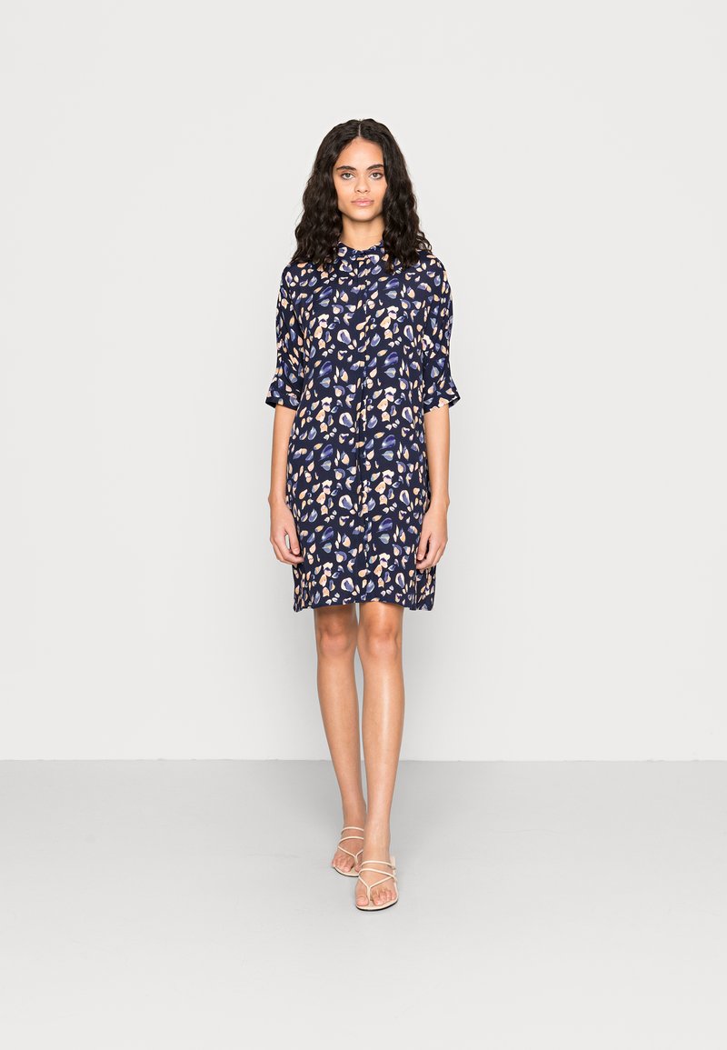 Zign Vestido camiseiro - blue multi coloured