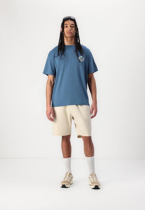 CRYSTAL JET UNISEX - Print T-shirt - real teal4