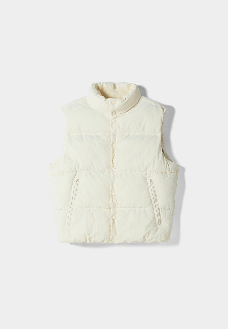 Bershka Bodywarmer crème Bershka Bodywarmer crème