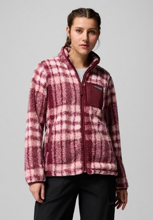 Columbia, WEST BEND PRINT FULL ZIP II - Fleecejacke - red wine