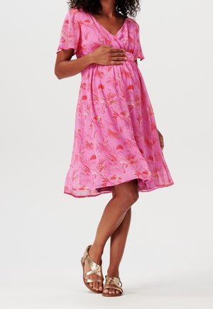 Freizeitkleid - pink