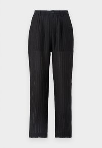 AGENCY - Trousers - black