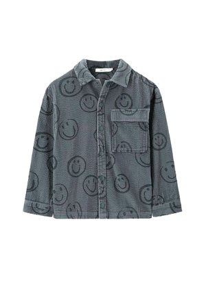 MIT SMILEY-PRINT  - Overhemd - blau