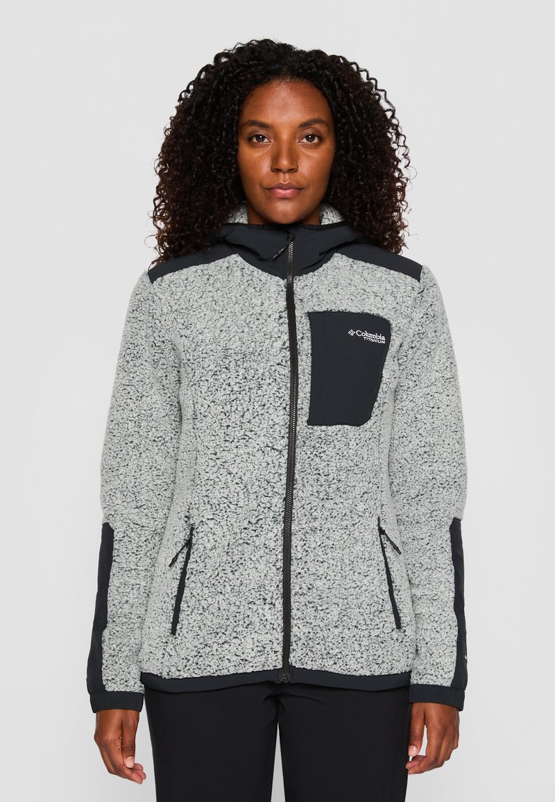 Columbia ARCTIC CREST™ SHERPA FULL ZIP - Flīsa jaka - white/black