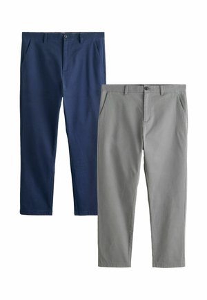 STRETCH 2 PACK - Nohavice - grey navy