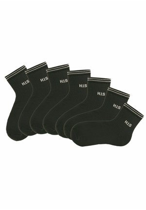 7 PACK - Socken - schwarz