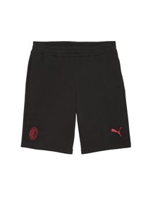 Sorte shorts lavet af bomuldsblanding, med et rødt ACM logo og et rødt Puma logo på den nederste side. Elastisk talje med sidelommer.