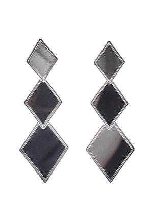 Øreringe - metallic grey