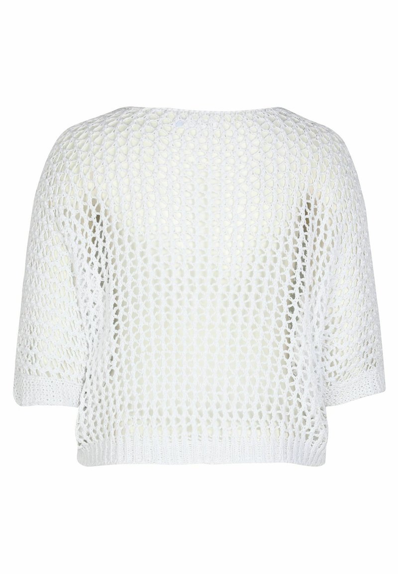 Damen Strickjacken | Paprika Strickpullover white/weiß - NR28236 Damen Strickjacken | Paprika Strickpullover white/weiß - NR28236